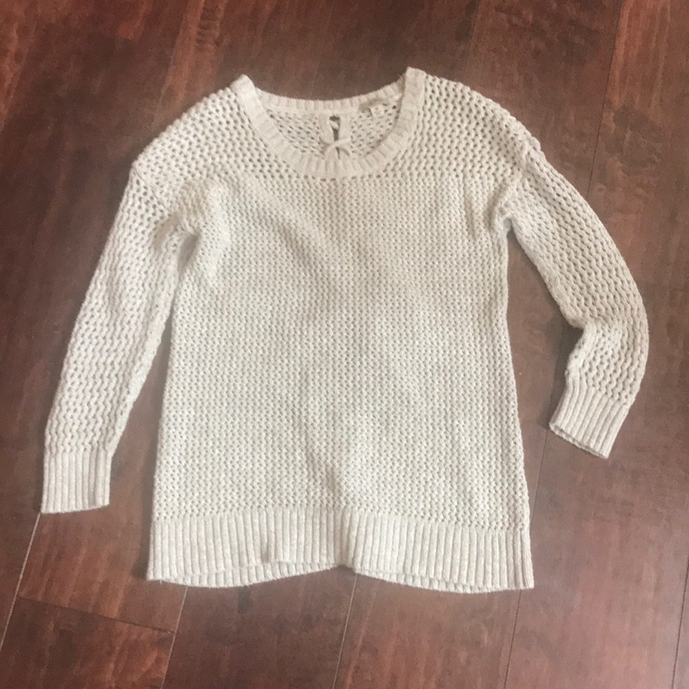 Lucky Brand Lace Back Sweater
